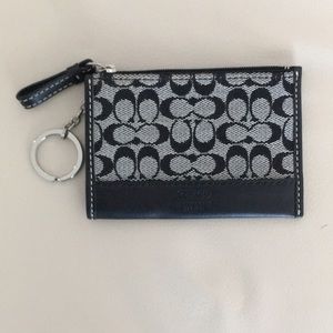 2 Black Signature Leather Edging CC Holders